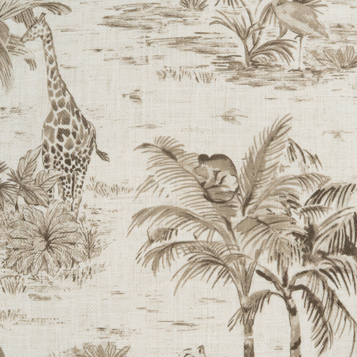 D.V. KAP HOME 4339-T-YARD Audra Fabric - Truffle Novelty, Traditional Brown - Audra