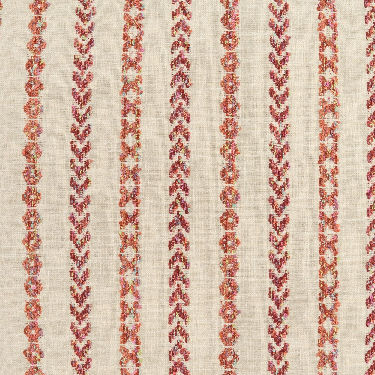 D.V. KAP HOME 24" x 24" Levan Stripes, Beach, Global, Embroidery - 4354-G-2424