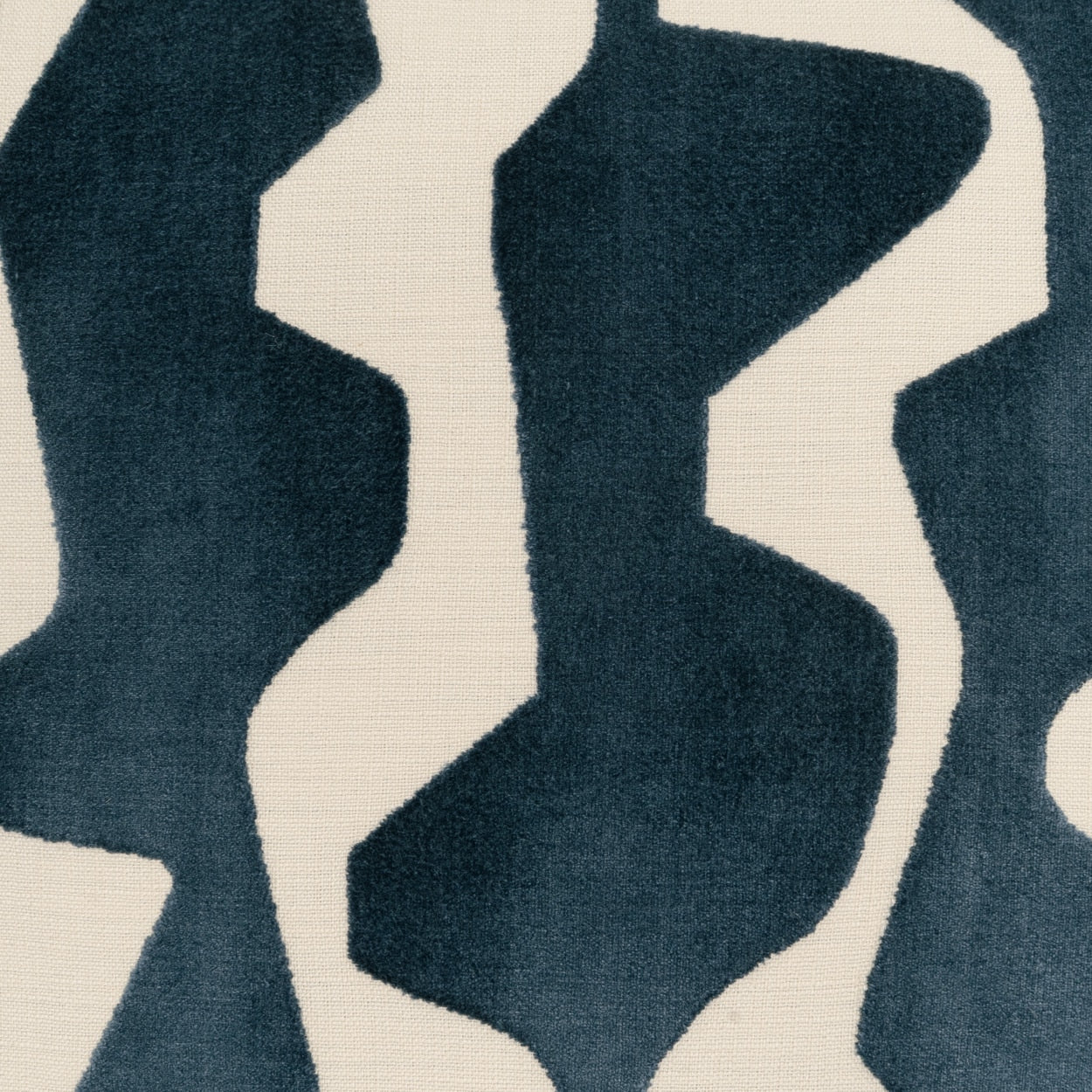 D.V. KAP HOME 4372-L-YARD Spazzio Fabric - Lapis Modern, Abstract, Geometric, Transitional Blue - Spazzio