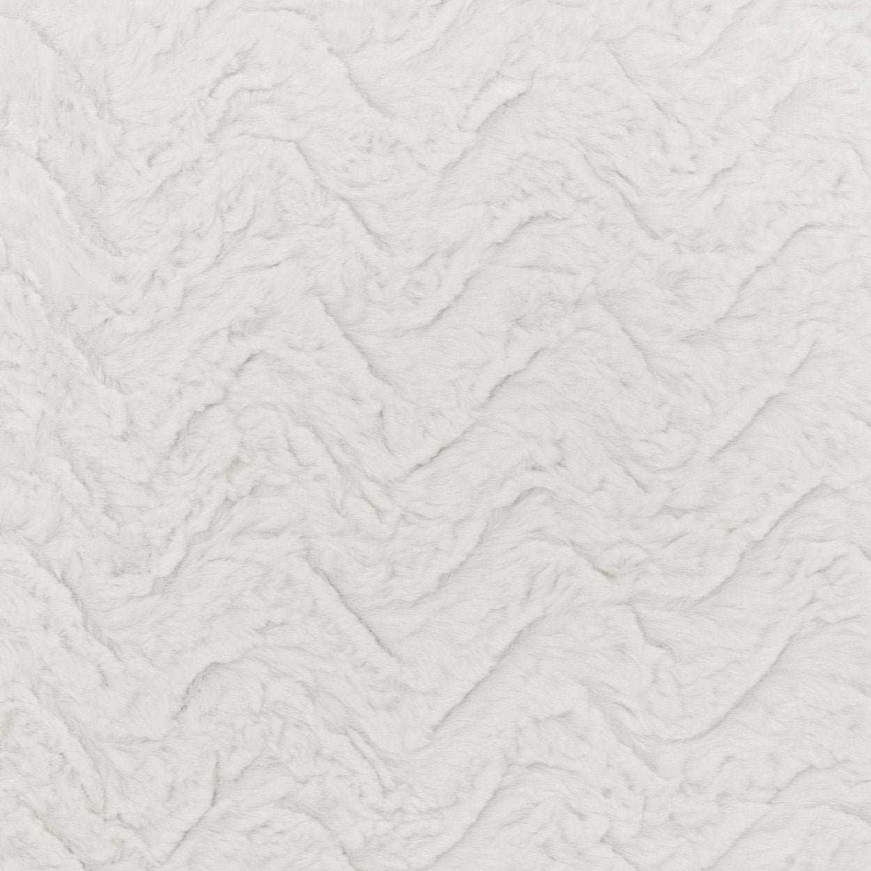 D.V. KAP HOME 24" x 24" Beluga Faux Fur, Chevron, Solid - 4401-2424