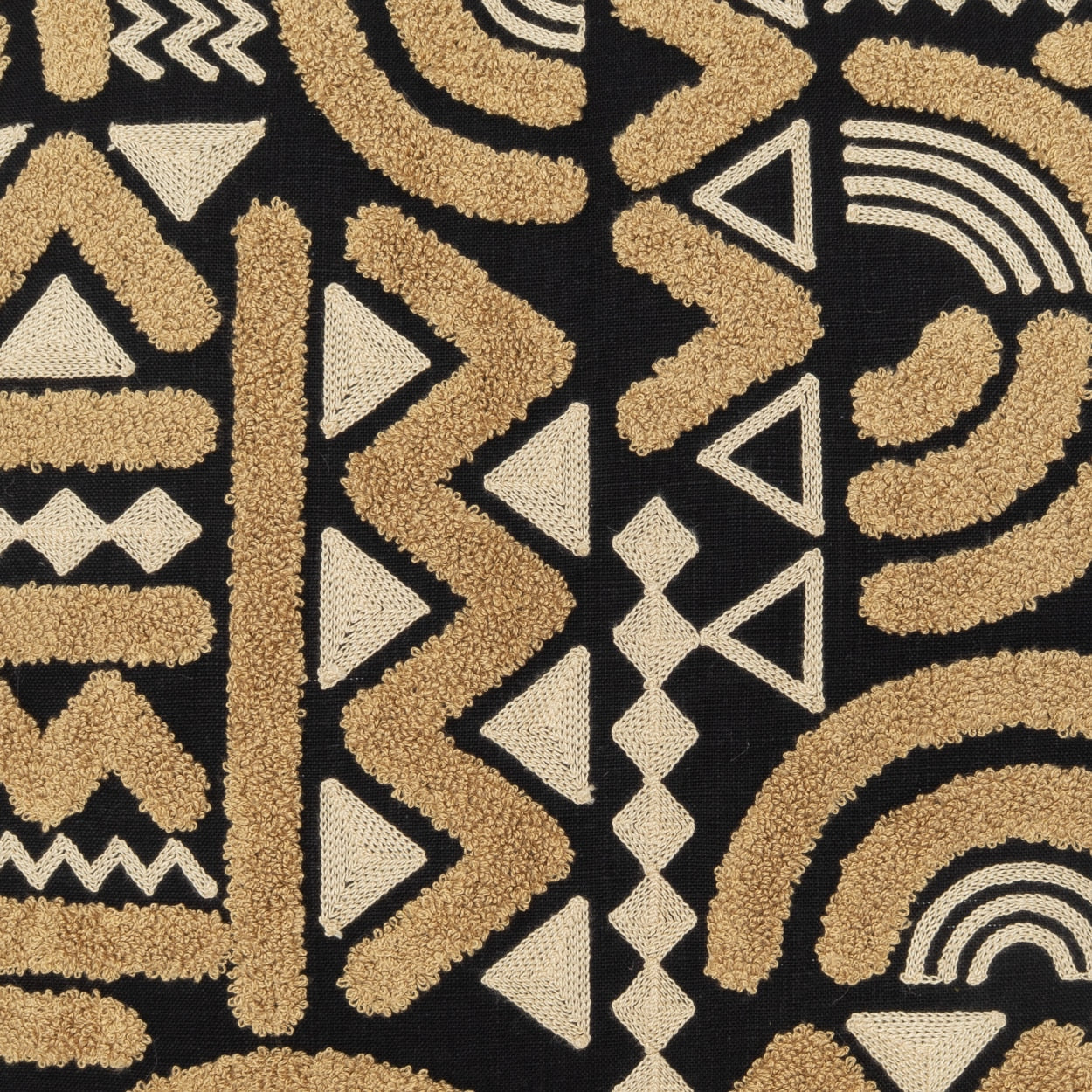D.V. KAP HOME 24" x 24" Houdini Global, Geometric, Embroidery - 4415-2424