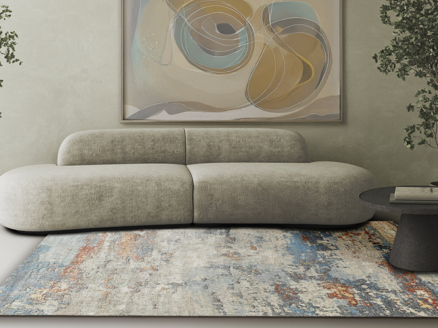 EXQUISITE RUGS Laureno Indoor Hand Knotted - 4473-6'X9'