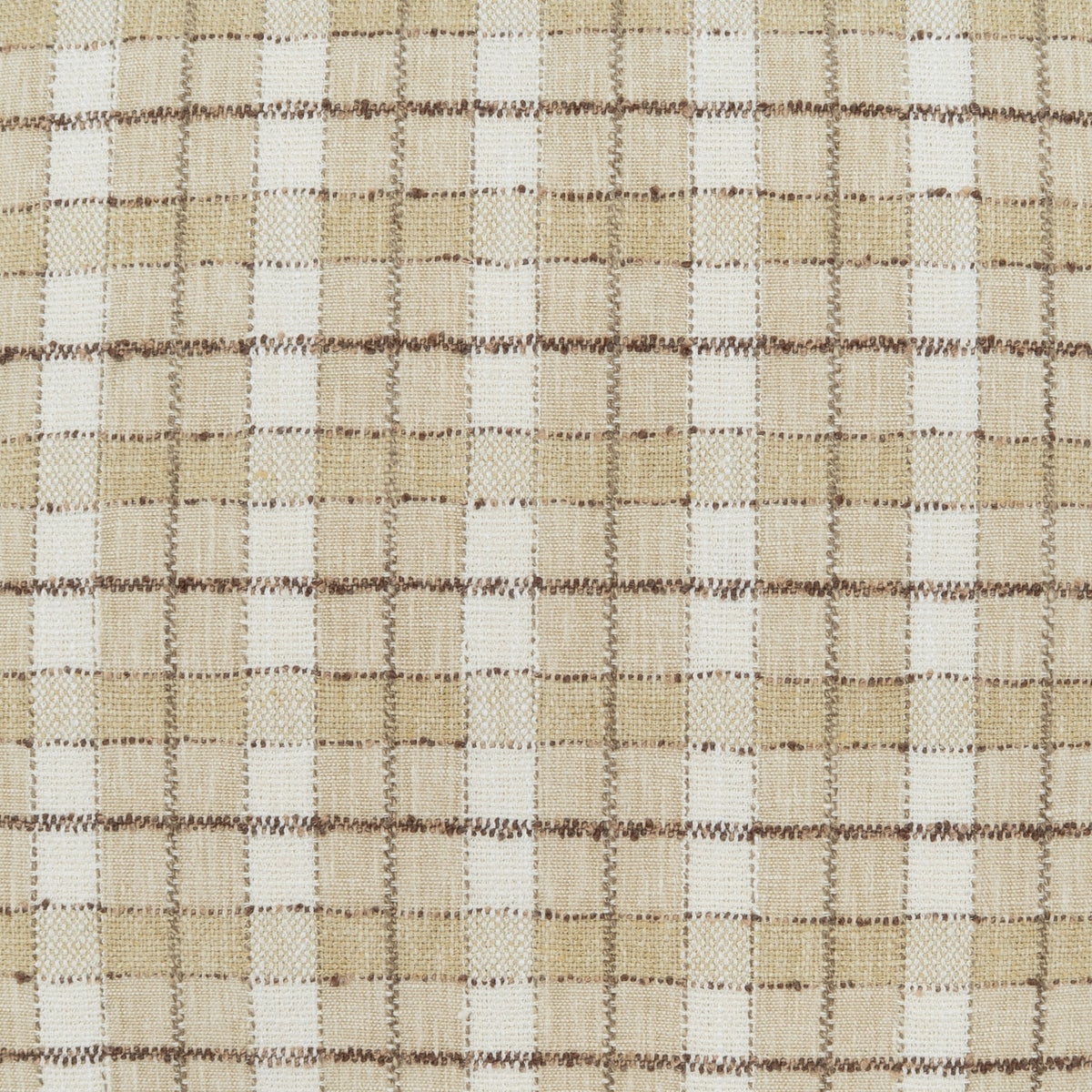 D.V. KAP HOME 24" x 24" Wickerwork Plaid Pillow - Natural - 4485-N-2424