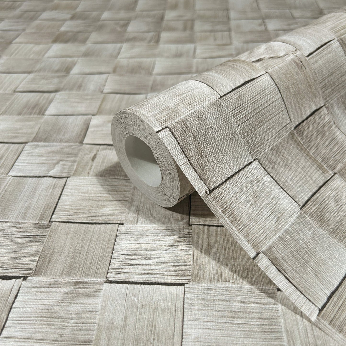 GALERIE WALLCOVERINGS The Woods and Wicker Silver - Grey - 45741