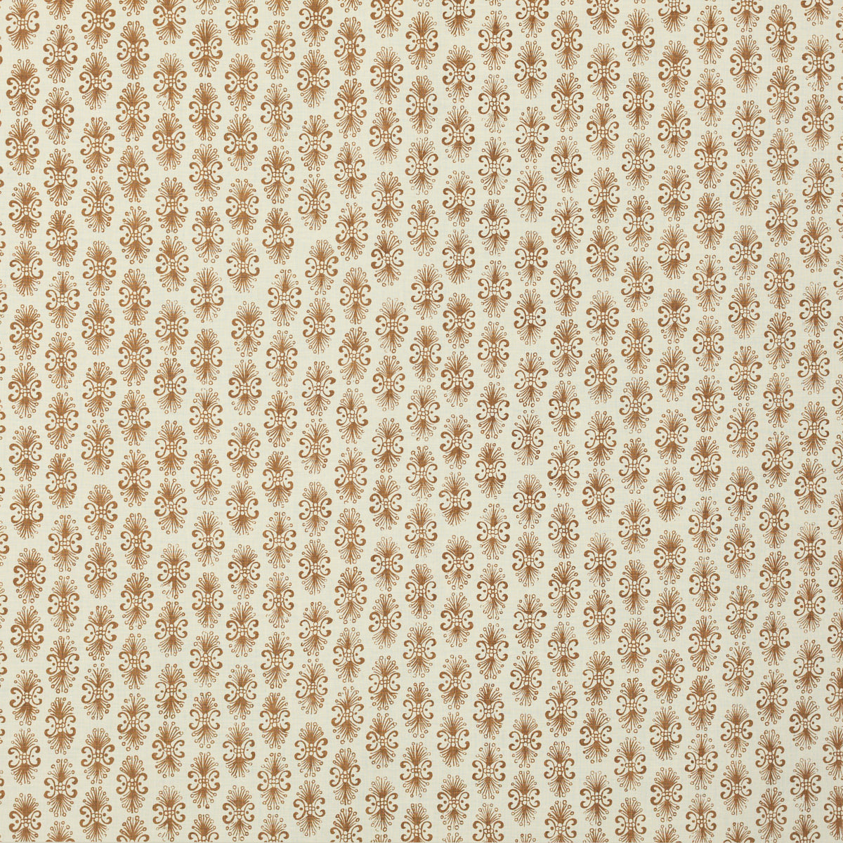 SCHUMACHER RAOUL TEXTILES PEACOCK BY RAOUL PRINTS PRINTS TOBACCO - 457V62