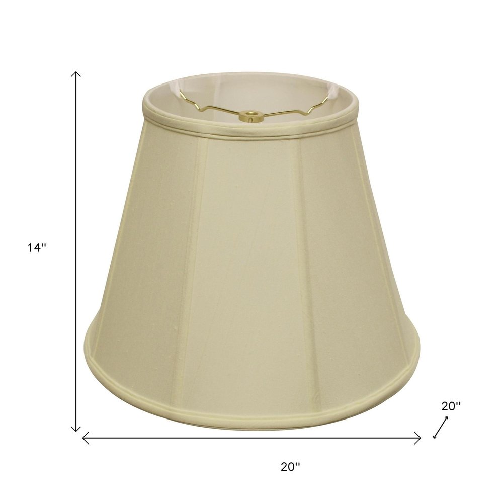 Ivory Monay Shantung Silk Empire Lamp Shade