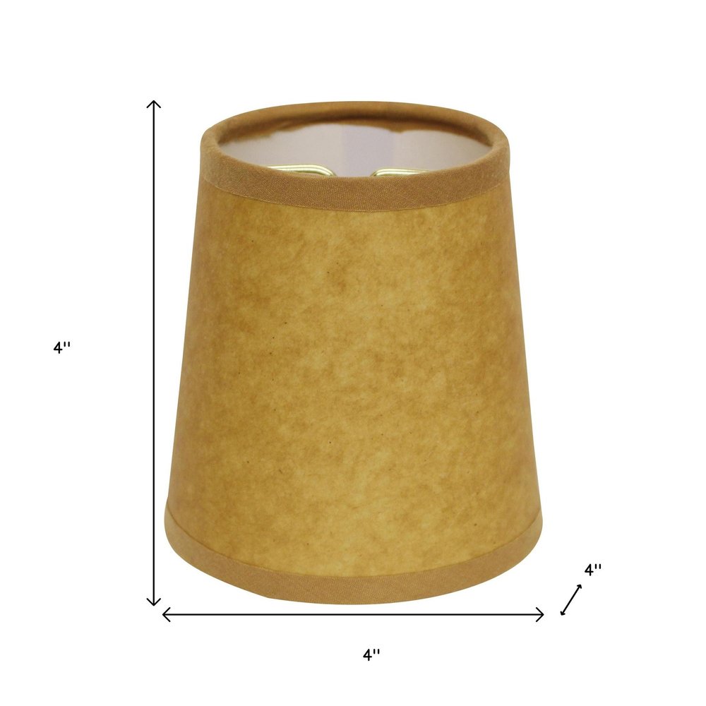 Brown Kraft Paper Empire Lamp Shade