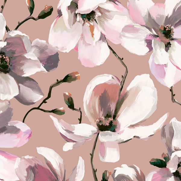 Galerie Wallcoverings Flora Cherry Blossom Galerie Wallcoverings Pink - 47465