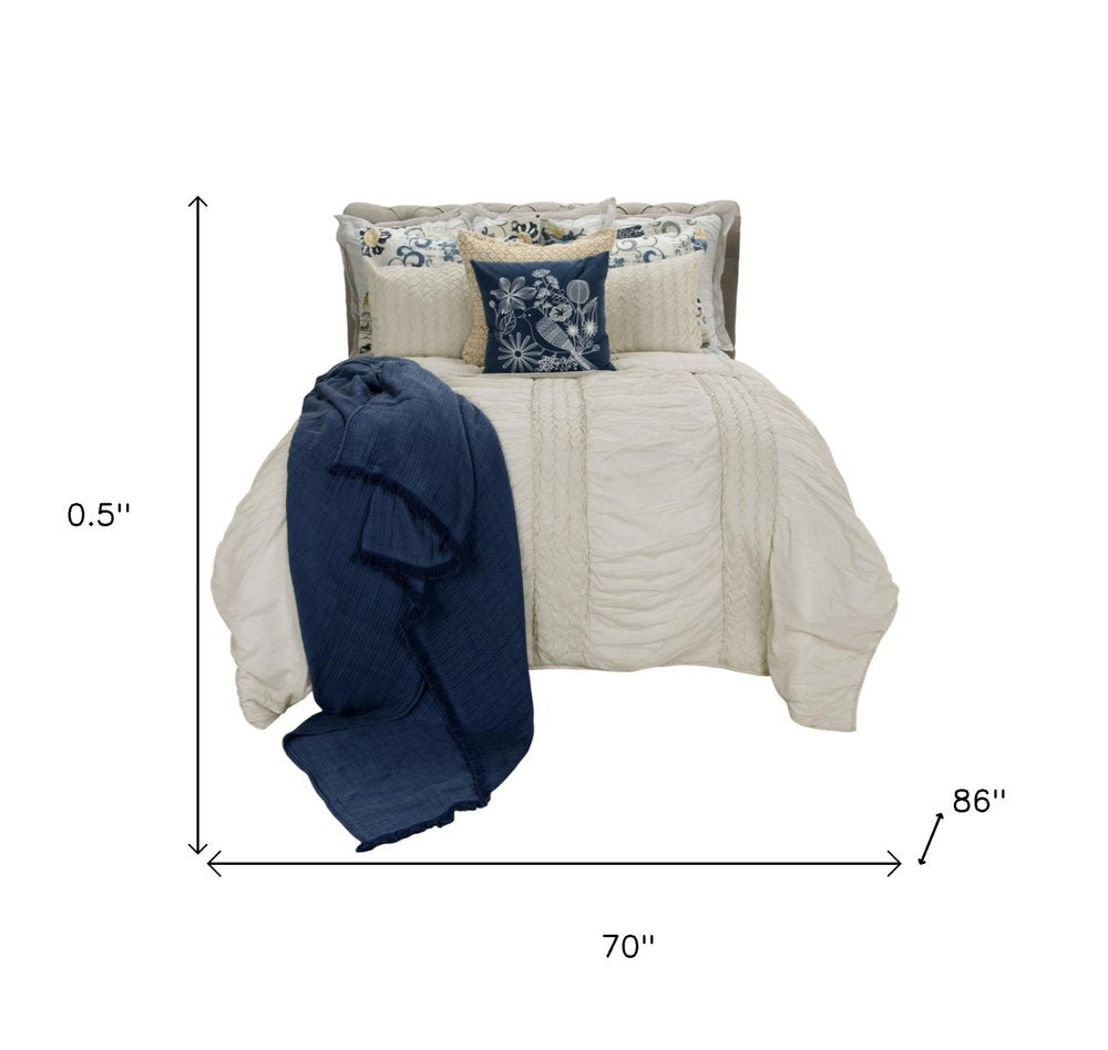 Ivory Geometric Quilt