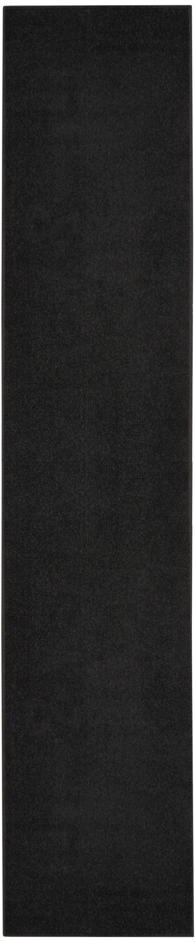Tall, slim black fabric-covered panel with a soft textured surface; minimalist speaker grille or acoustic panel.