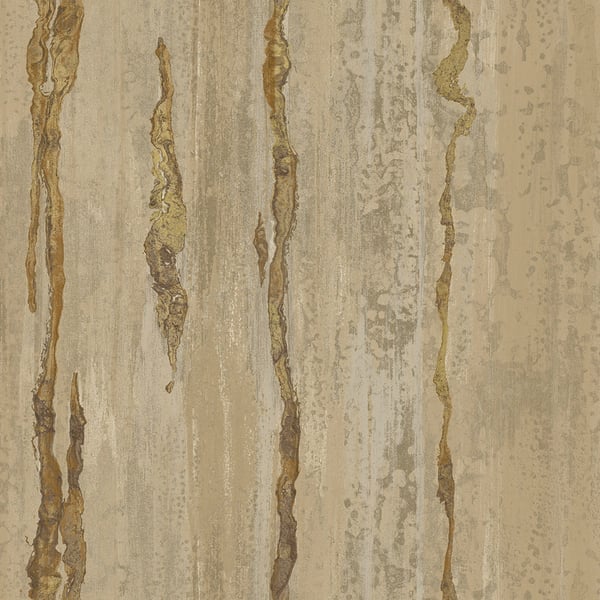 Galerie Wallcoverings Stratum Verticale Galerie Wallcoverings Bronze, Brown - 49362