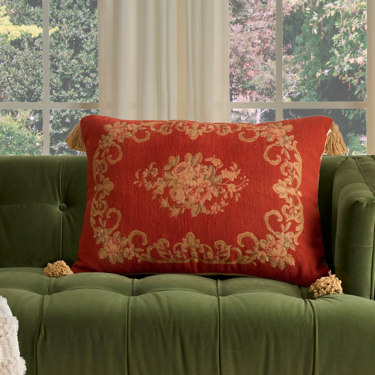 NOURISON HOME 20" x 30" Mina Victory Vintage Rust - 798019091408