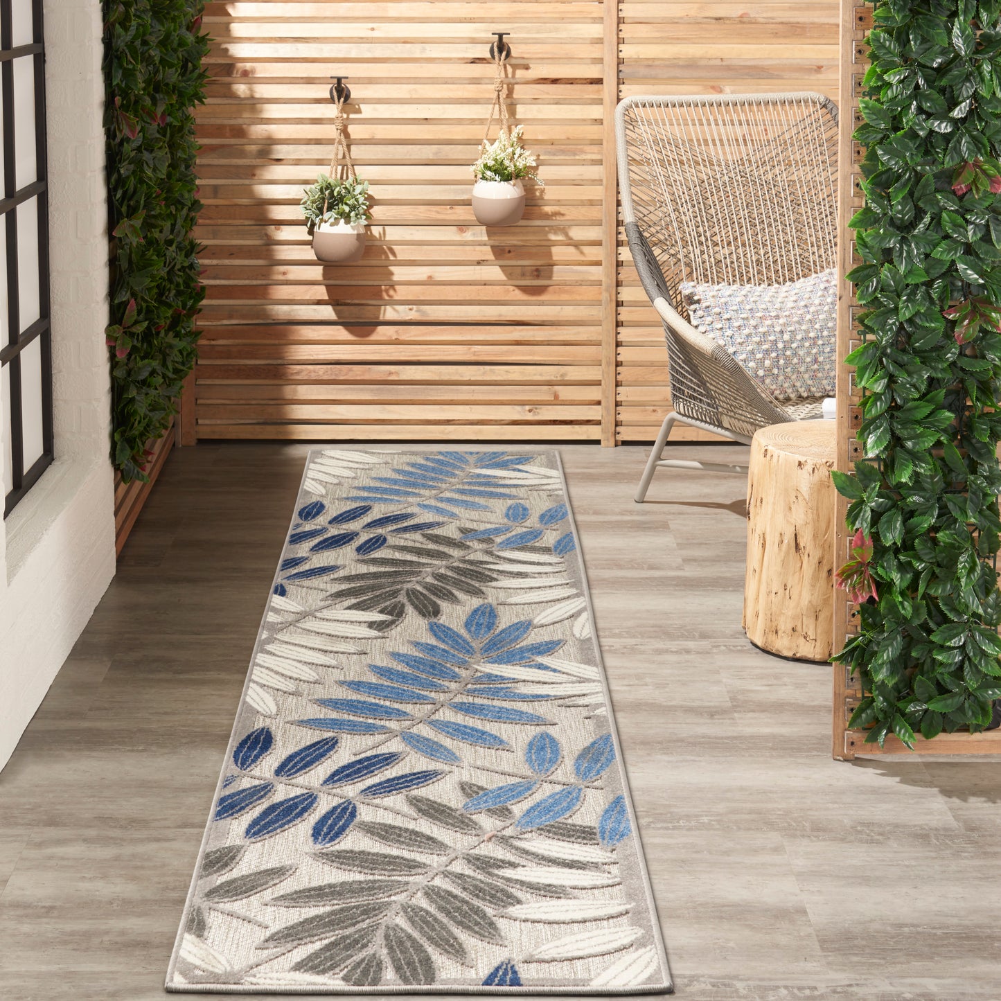 Nourison Rugs Nourison Home Tropical 10' Runner - 099446761972