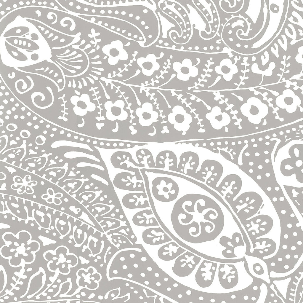 SCHUMACHER AVANT GARDE PAISLEY PRINT GREY - 5003190