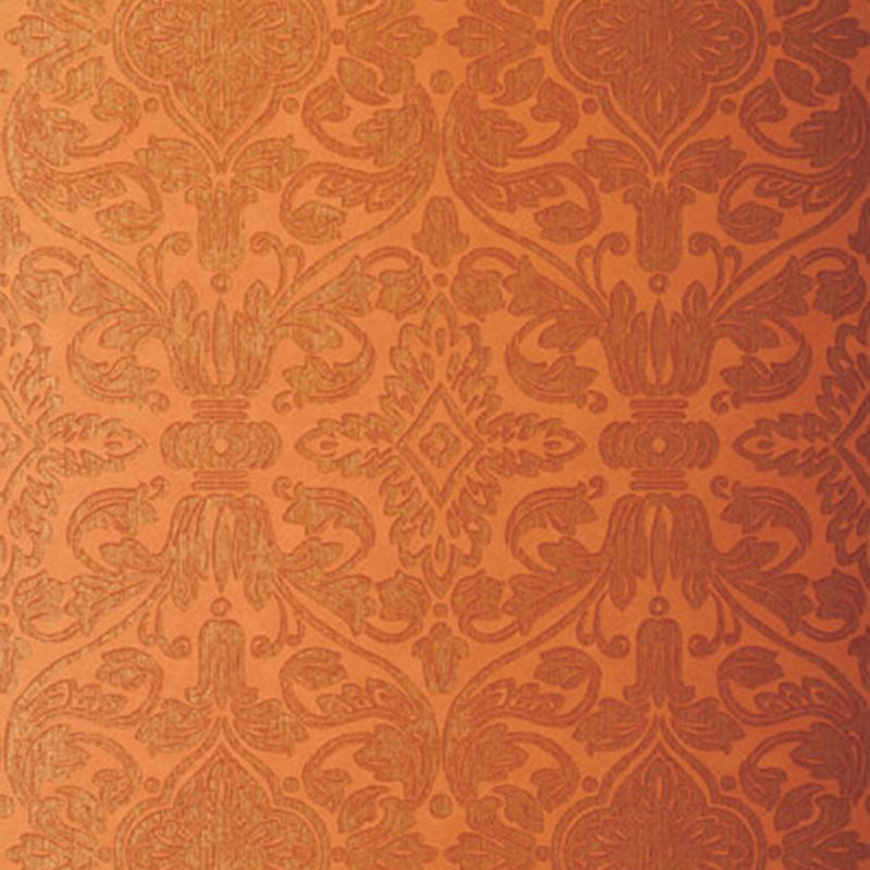 SCHUMACHER PALAZZO VARENNA DAMASK TERRACOTTA - 5003603