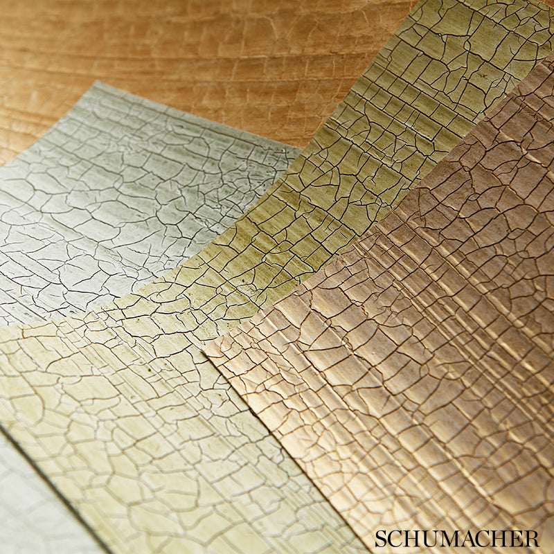 Celadon damask wallpaper pattern on a light textured ground