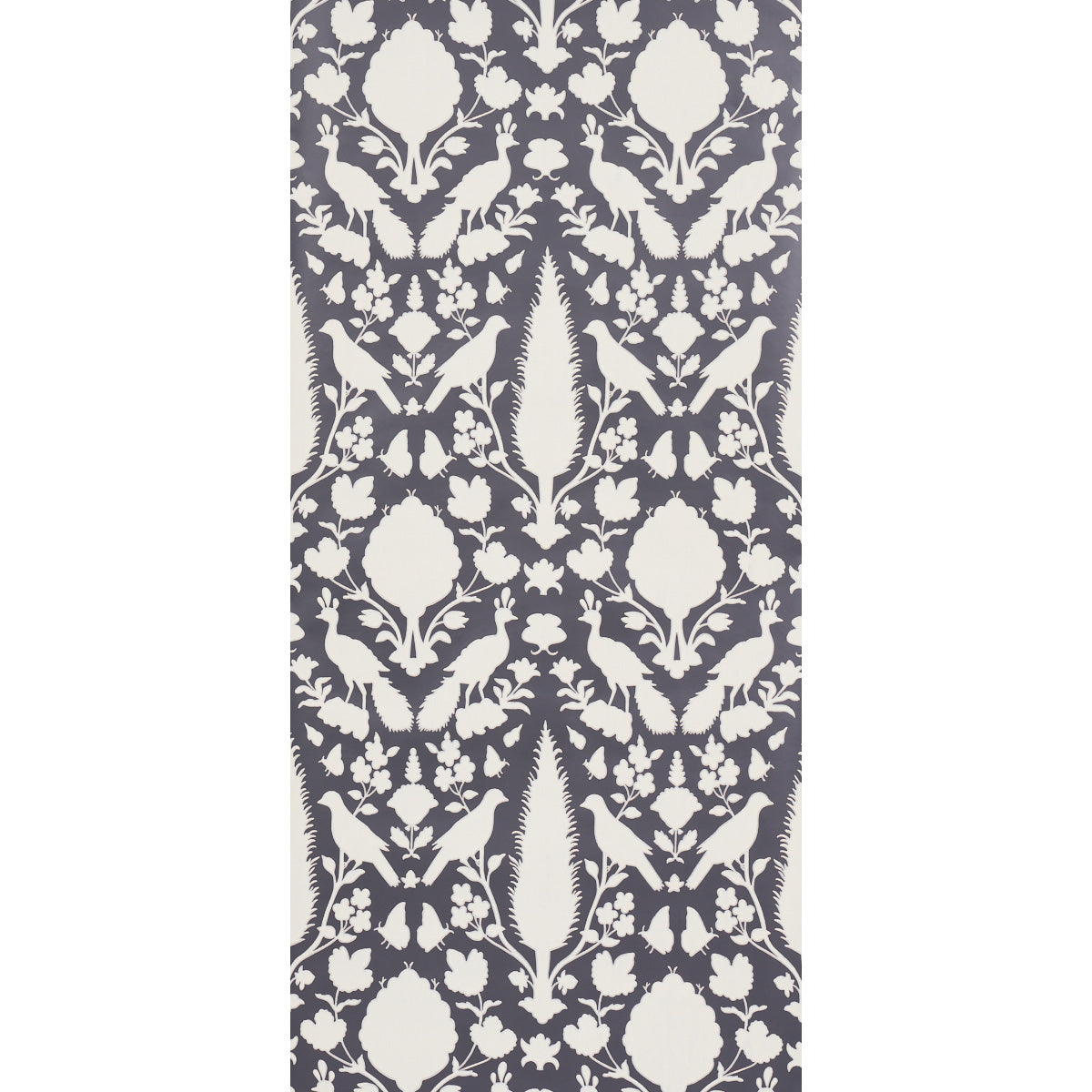 SCHUMACHER WALLCOVERING PRINT HAPPY CHENONCEAU CHARCOAL - 5004123