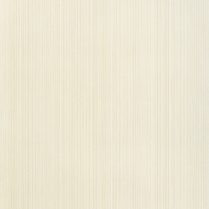 Cream-beige fabric with subtle vertical pinstripes; soft, textured material for upholstery or drapery.