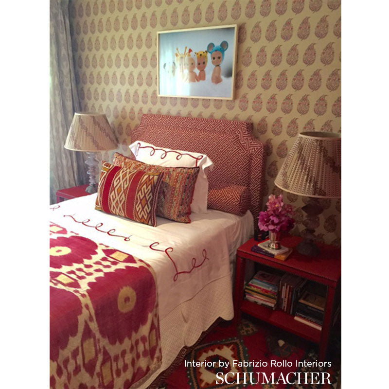 SCHUMACHER GREENHOUSE RAJASTHAN PAISLEY SILVER - 5004474