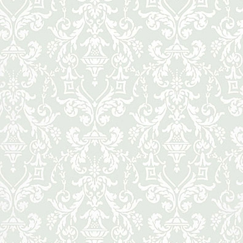 SCHUMACHER WALLCOVERING GREENHOUSE LIDO DAMASK HAZE - 5004482