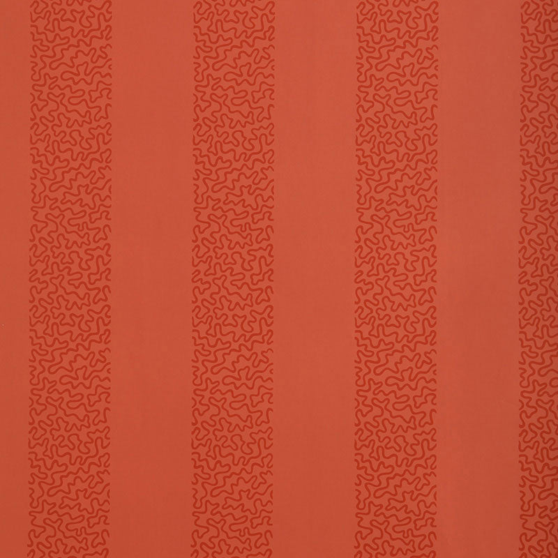 SCHUMACHER CHROMA BEEKMAN STRIPE CORAL - 5004572
