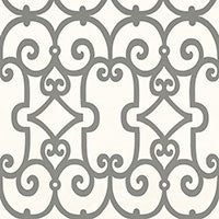 SCHUMACHER MODERN NATURE MANOR GATE Charcoal - 5005053