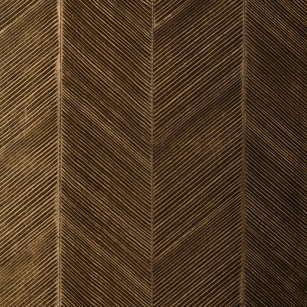 SCHUMACHER WALLCOVERING TEXTURED WALLCOVER & GRASSCLOTH CHEVRON TEXTURE BURNISHED BRONZE - 5005653