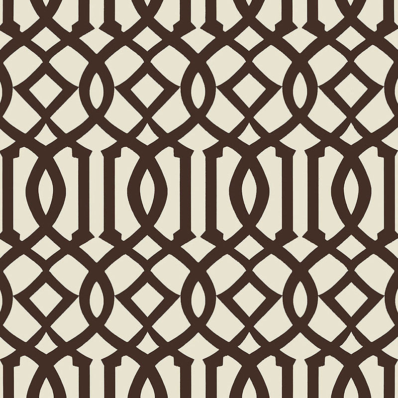 SCHUMACHER PRINT HAPPY IMPERIAL TRELLIS II JAVA , CREAM - 5005803