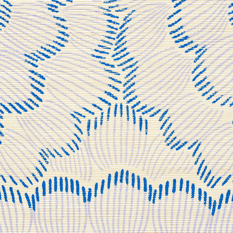 SCHUMACHER WALLCOVERING CELERIE KEMBLE FEATHER BLOOM SISAL WISTERIA - 5006078