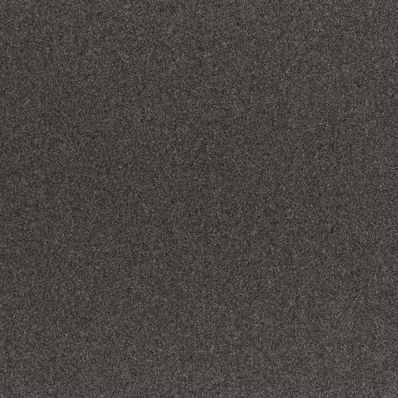 Dark charcoal gray textured fabric wallcovering close-up with subtle speckled pattern