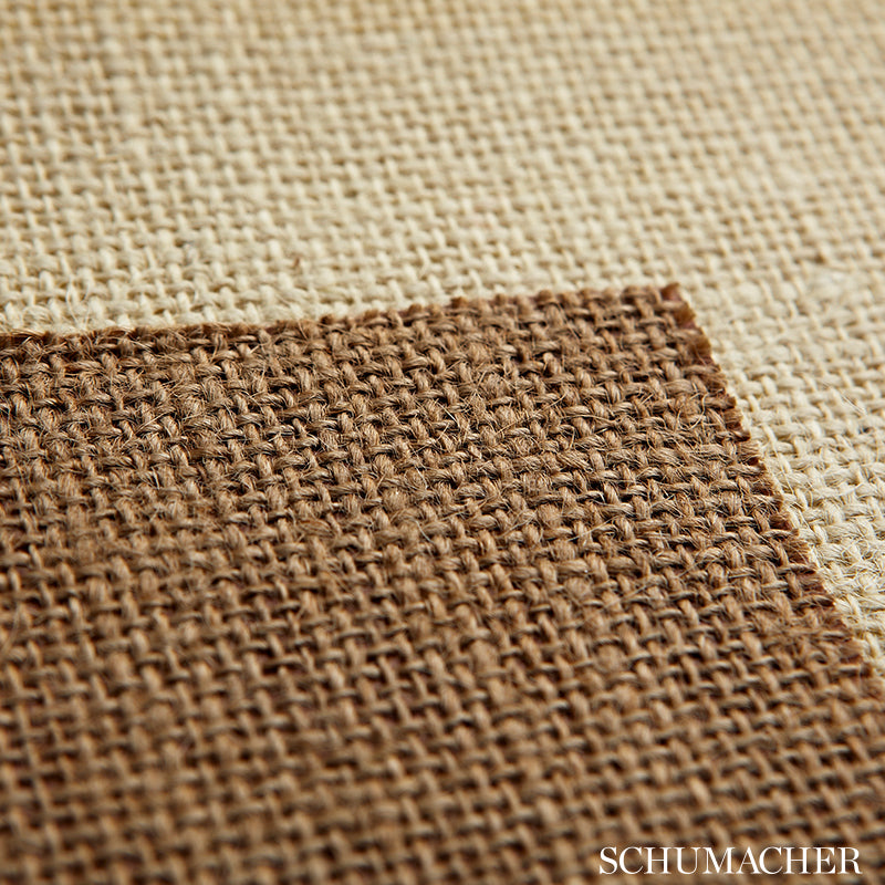 SCHUMACHER NATURAL ACCENTS JUTE BURLAP IVORY - 5006511