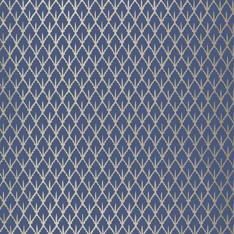 SCHUMACHER OTTOMAN CHIC MUGHAL LEAF IMPERIAL - 5006672