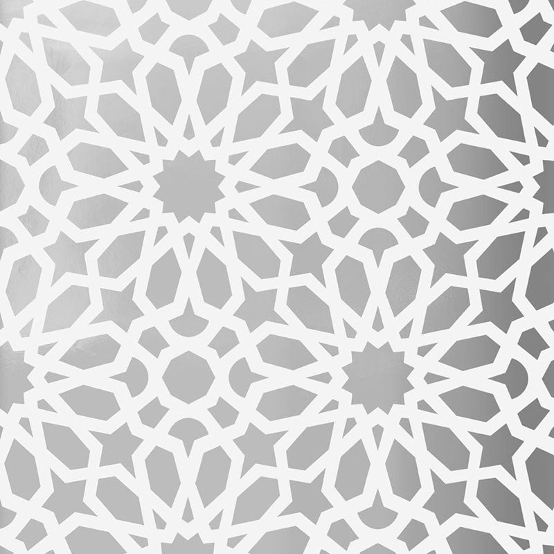 SCHUMACHER OTTOMAN CHIC AGADIR SCREEN MYLAR MOON - 5007060
