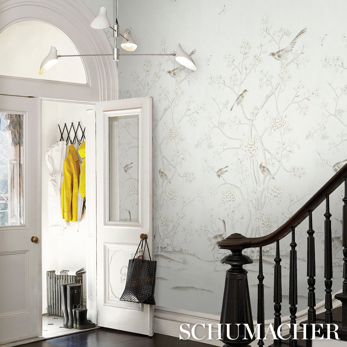 SCHUMACHER WALLCOVERING PANELS CHINOIS PALAIS PANEL NEUTRAL - 5007122