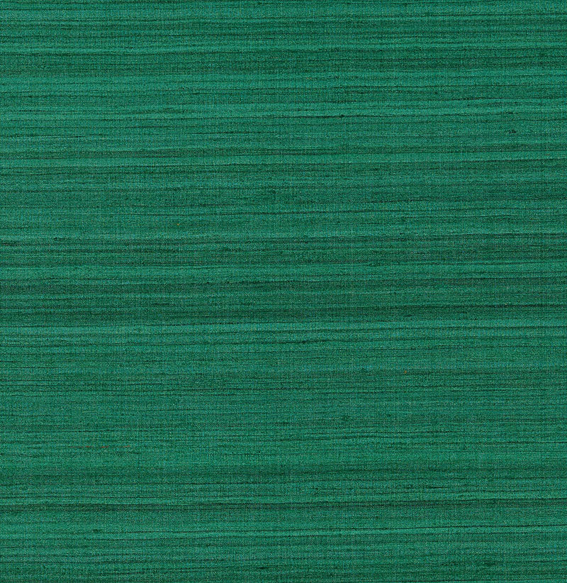 SCHUMACHER FABRIC WALLCOVERINGS SHADED SILK EMERALD - 5007864