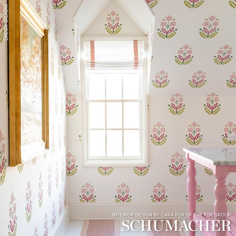 SCHUMACHER TEXTURAL APPEAL FLOWERET PAPERWEAVE Spring - 5008921