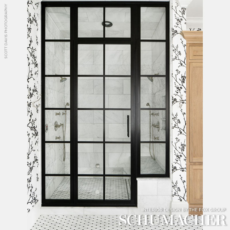 SCHUMACHER WALLCOVERING TEXTURAL APPEAL TWIGGY PAPERWEAVE BLACK - 5008942