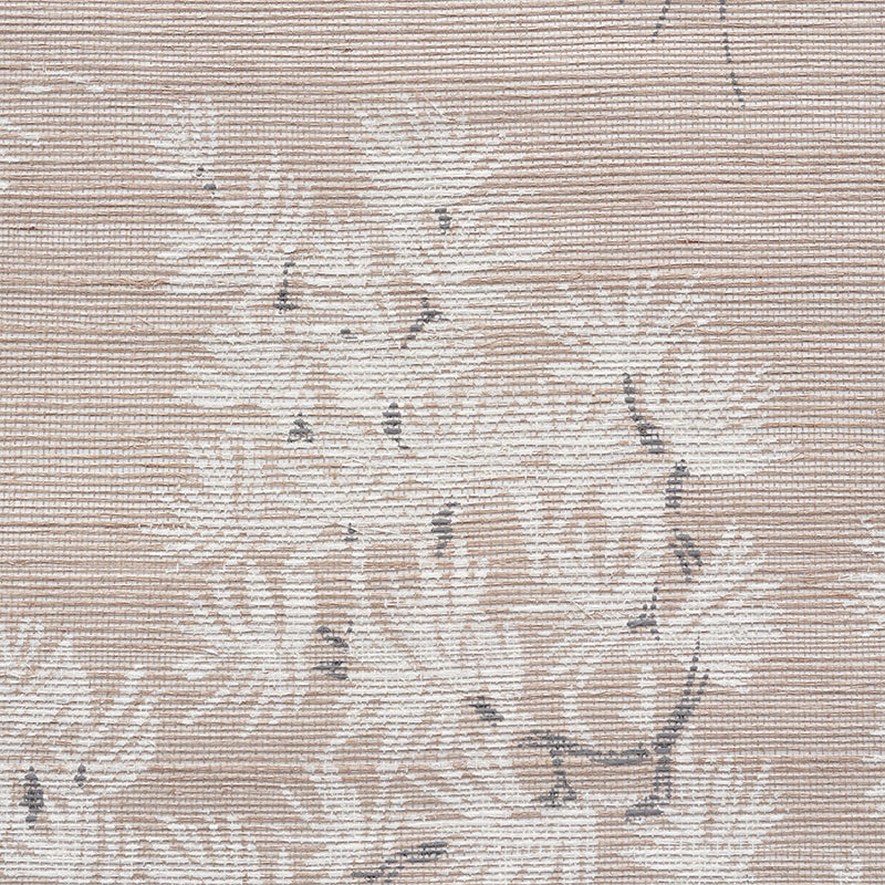 SCHUMACHER WALLCOVERING MINGEI MORI HEMP SHIMMER MOONSTONE - 5009390