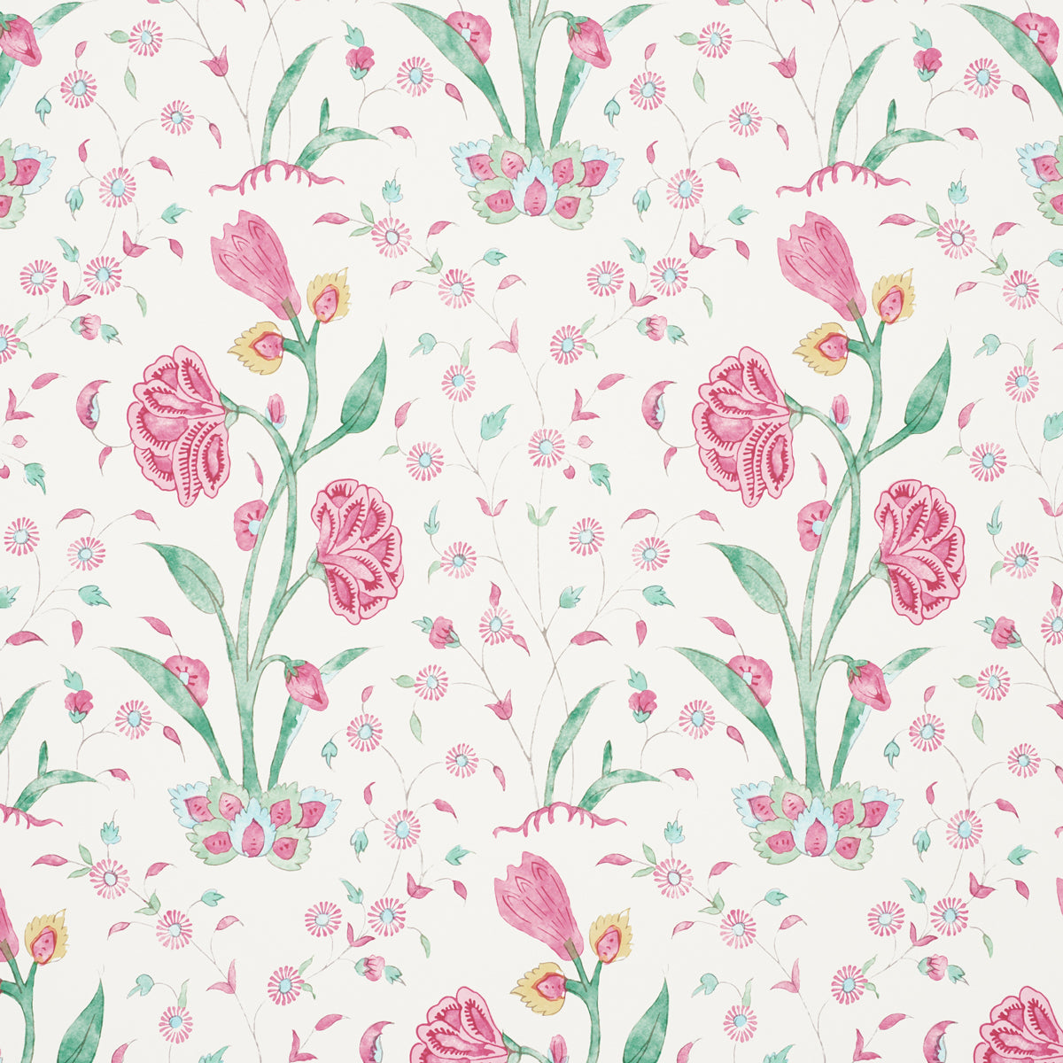 SCHUMACHER PALAMPORE KHILANA FLORAL PINK - 5009953 – Primoends Home ...