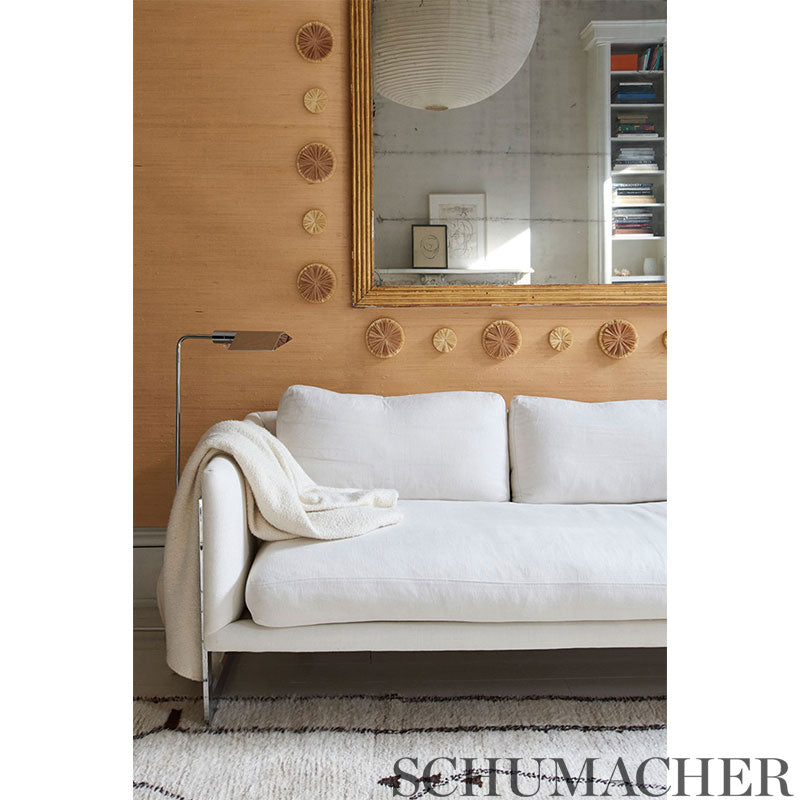 SCHUMACHER TEXTURED WALLCOVERINGS & PRINTED GRASSCLOTHS CAICOS LARGE NATURAL - 5009990