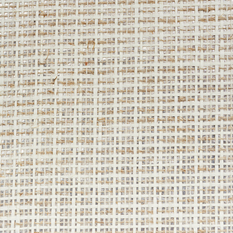 SCHUMACHER DOWN TO EARTH TEXTURED WALLCOVERING LINEN & PAPERWEAVE GREIGE - 5010241