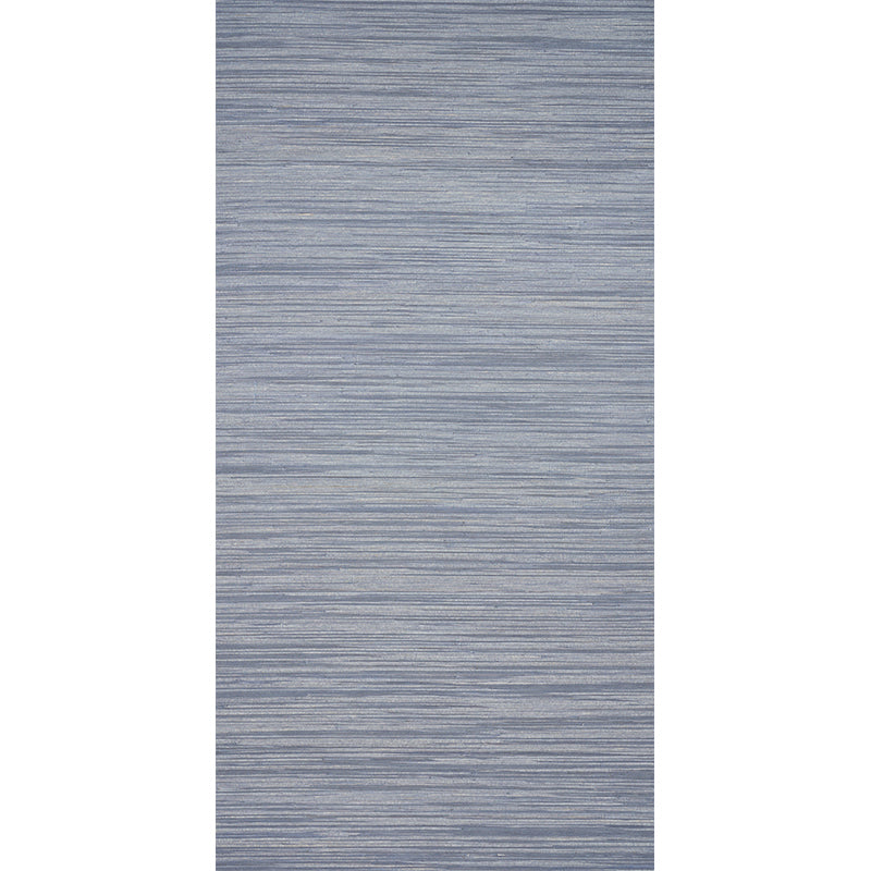 SCHUMACHER WALLCOVERING DOWN TO EARTH TEXTURED WALLCOVERING DYED RAFFIA SLATE - 5010340