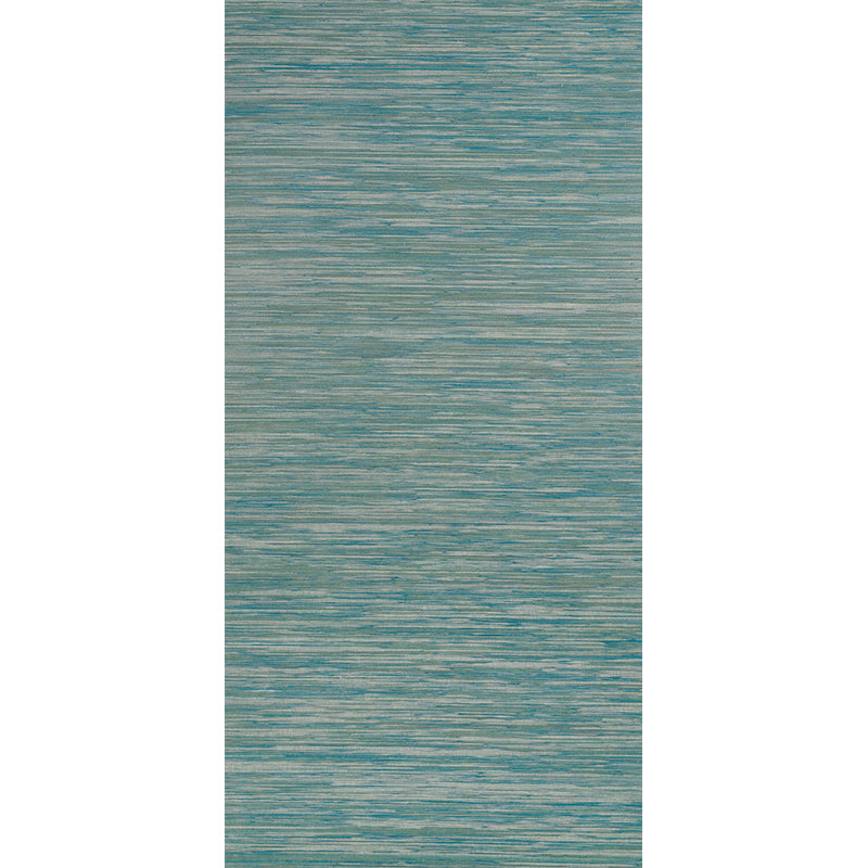 SCHUMACHER WALLCOVERING DOWN TO EARTH TEXTURED WALLCOVERING DYED RAFFIA BLUE - 5010341