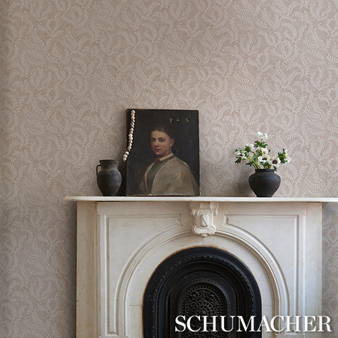 SCHUMACHER PERENNIAL FAVORITES ETCHED FERN Brown - 5010385