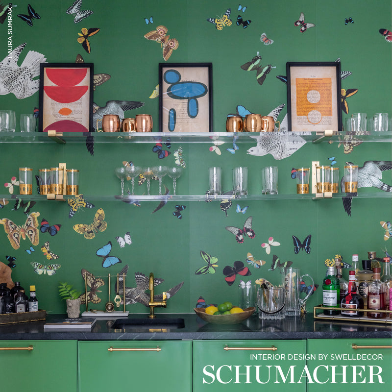 SCHUMACHER ANNE LEMANSKI FOR PEG NORRISS QUEEN'S FLIGHT PANEL SET GREEN - 5010860