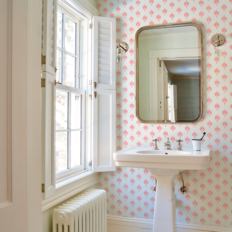 SCHUMACHER JACARANDA DAHLIA HAND BLOCKED PRINT LEAF - 5011231