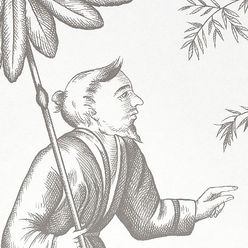 SCHUMACHER SIGNATURE SCHUMACHER SHENGYOU TOILE DRIFTWOOD - 5012050