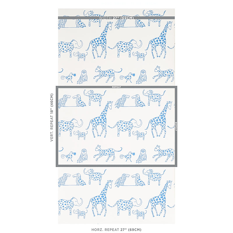 SCHUMACHER FLIGHT OF FANCY JUNGLE JUBILEE BLUE - 5012470