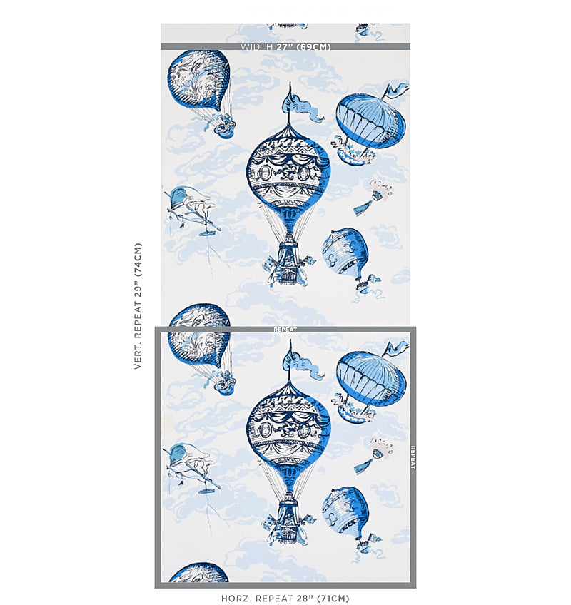 SCHUMACHER Flight Of Fancy Balloons Blue - 5012790