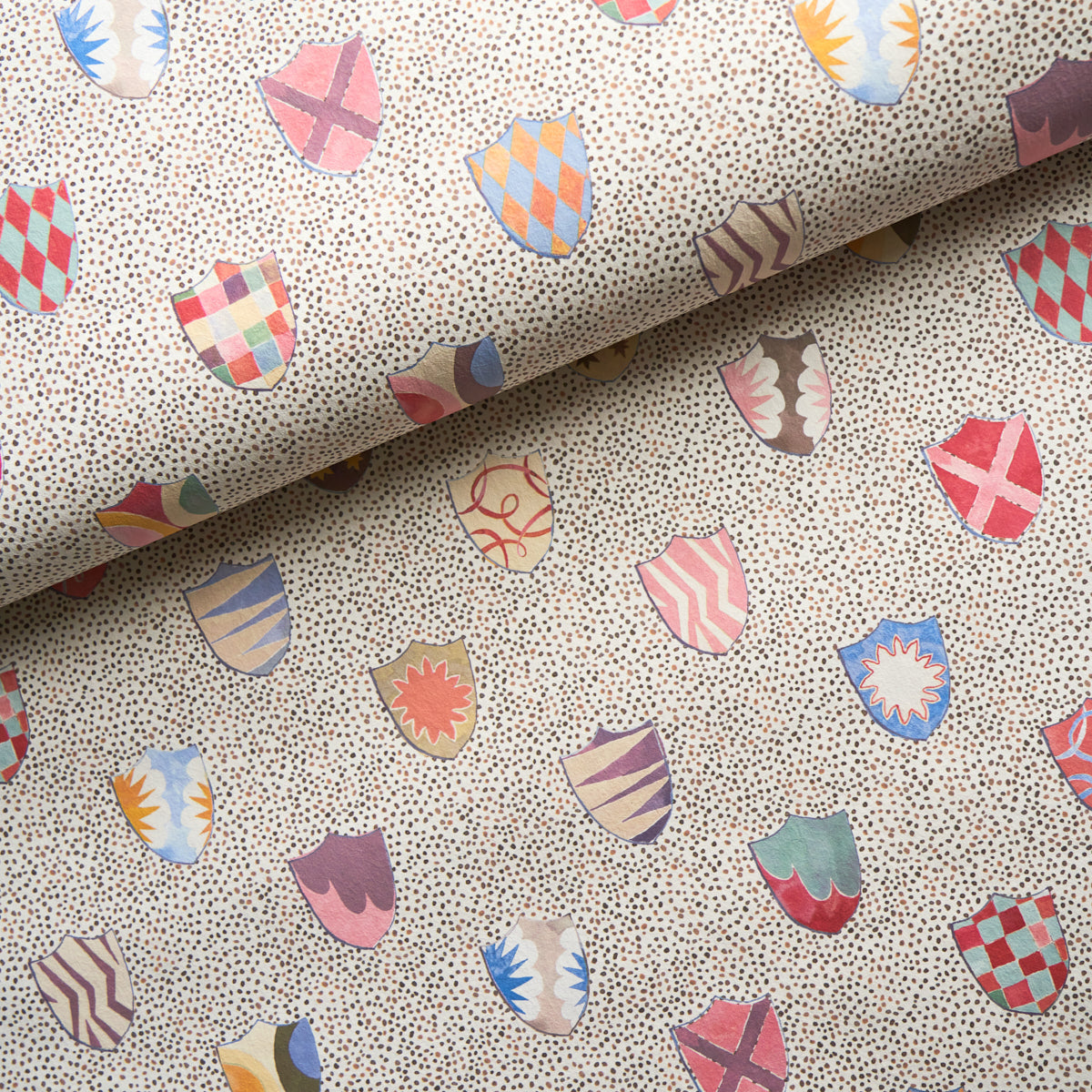 SCHUMACHER WALLCOVERING HAPPY MENOCAL HERALDIC SPREZZATURA - 5013490